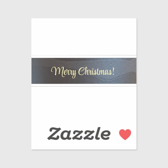 Merry Christmas Custom-Cut Vinyl Sticker (Sheet)