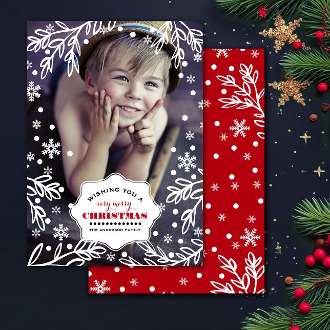 Merry Christmas. Custom Holiday Flat Photo Cards (Creator Uploaded)