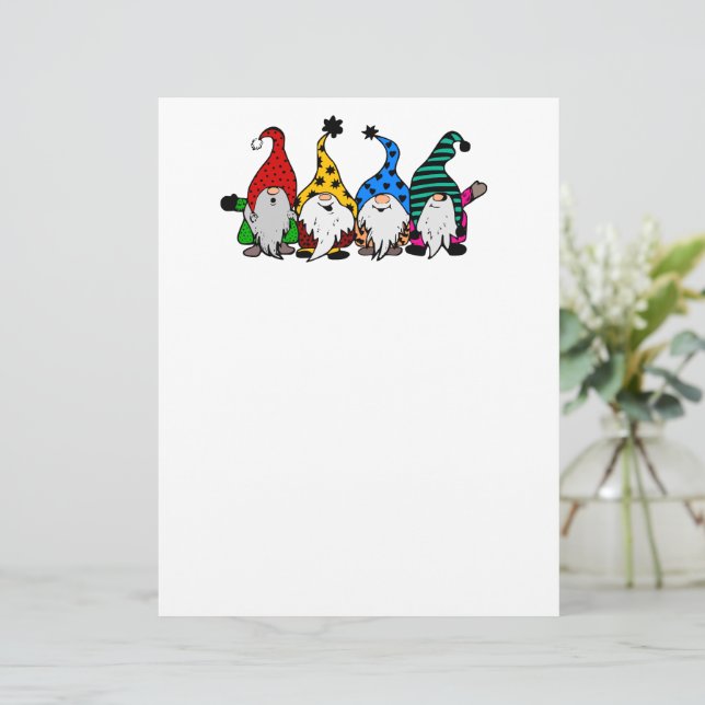 Merry Christmas Custom Letterhead (Standing Front)