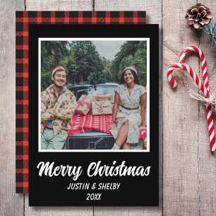 Merry Christmas Custom Photo Holiday Card