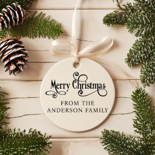 Merry Christmas Customer specific Rubber Stamp