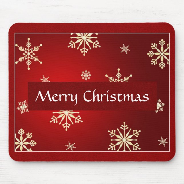Merry Christmas Customisable Mouse Pad (Front)