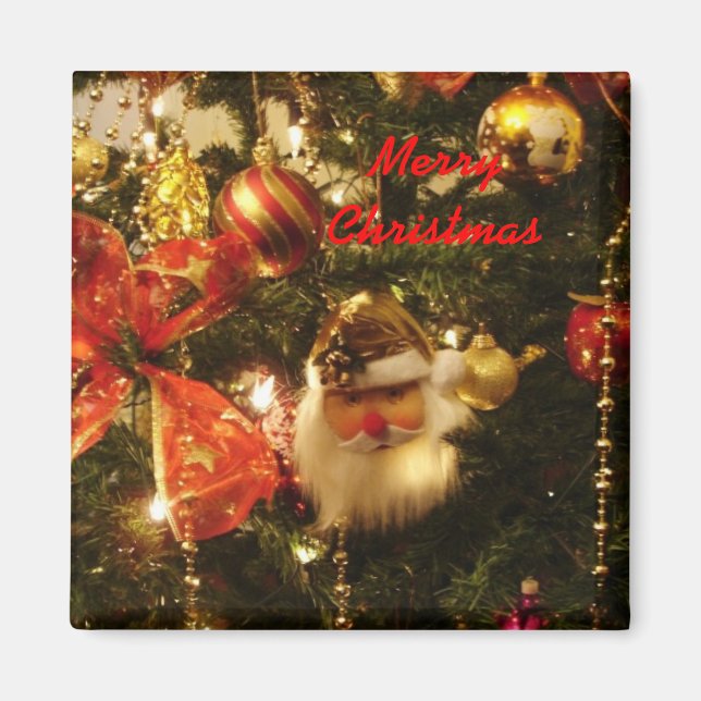 Merry Christmas - Customised Magnet (Front)
