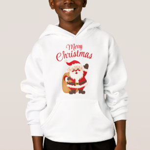 Merry Christmas Cute Cartoon Santa Claus Simple
