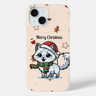 Merry Christmas   Cute Dog Holiday Phone Case