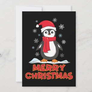 Merry Christmas Cute Penguin