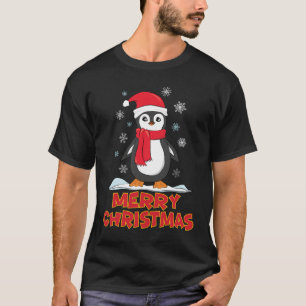 Merry Christmas Cute Penguin T-Shirt