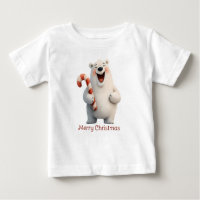 Merry Christmas Cute Polar Bear Design