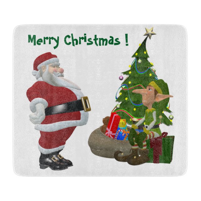 MERRY CHRISTMAS CUTTING BOARD (Front)