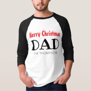Merry Christmas Dad Family T-Shirt