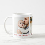 Merry Christmas Daddy 3 Photo Custom Coffee Mug<br><div class="desc">Custom printed coffee mug personalised with your photos and a custom "Merry Christmas, Daddy" message. Add 3 special photos and use the design tools to write your own message for Christmas or any occasion. Click customise it to change the text fonts and colours, move things around or add more photos...</div>