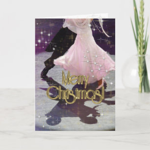 Merry Christmas Dancers PERSONALIZED Holiday Card