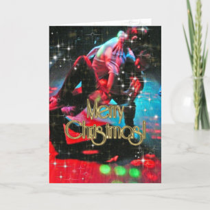 Merry Christmas Dancers PERSONALIZED Holiday Card