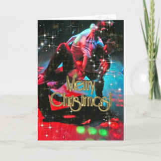 Merry Christmas Dancers PERSONALIZED Holiday Card