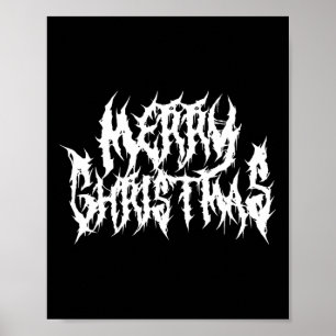 Merry Christmas. Death Metal  Poster