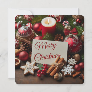 Merry Christmas Decorations Card