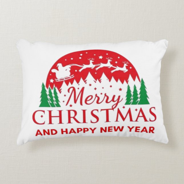 Merry Christmas  Decorative Cushion (Front)