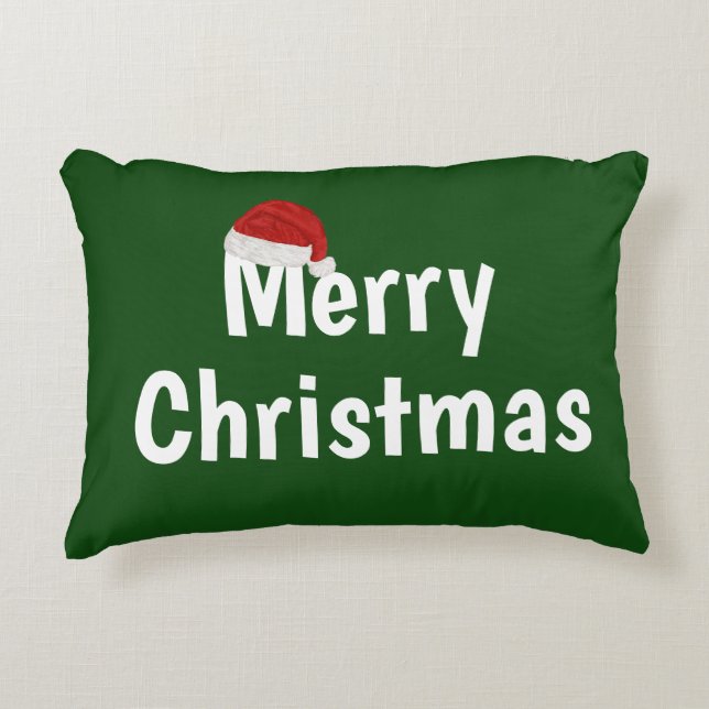 Merry Christmas Decorative Cushion (Front)