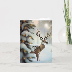 Merry Christmas Deer Card