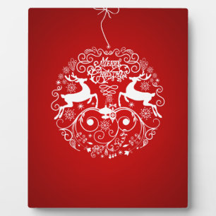 Merry Christmas Deer Friends! Plaque