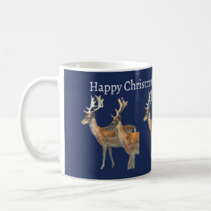 Merry Christmas Deer Mug