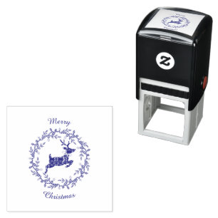 Merry Christmas Deer Self-inking Stamp
