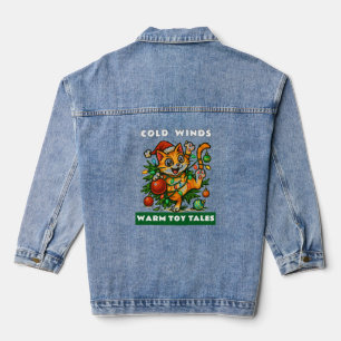 Merry Christmas Denim Jacket