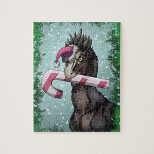 Merry Christmas Dinosaur  Jigsaw Puzzle