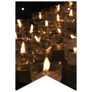 Merry Christmas Diwali Candlelight Party Candles Bunting