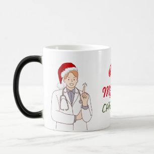Merry Christmas Doctor Healthcare Nurse Festive Magic Mug