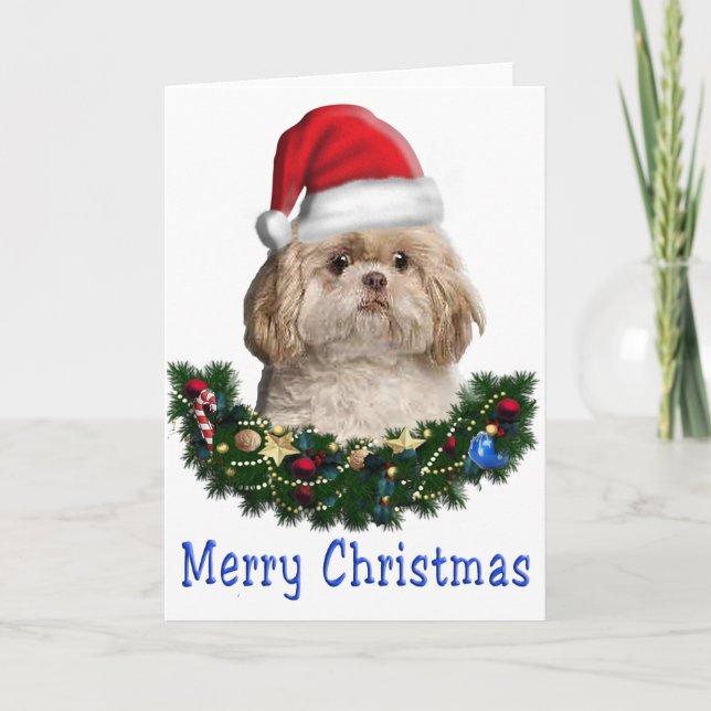 Merry Christmas Dog card (Front)