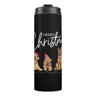 Merry Christmas Dog Lover Thermal Tumbler