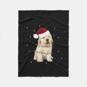 Merry Christmas Dog Xmas Tree Ugly Fleece Blanket