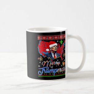 Merry Christmas Donald Trump Santa Family Xmas  Coffee Mug