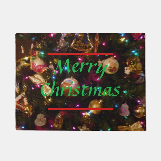 Merry Christmas Door Mat (Front)