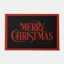 Merry Christmas Door Mat
