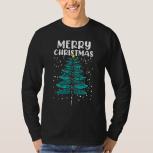 Merry Christmas Dragonfly Xmas Tree Funny Insect L T-Shirt