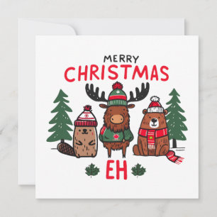 Merry Christmas Eh  Holiday Card