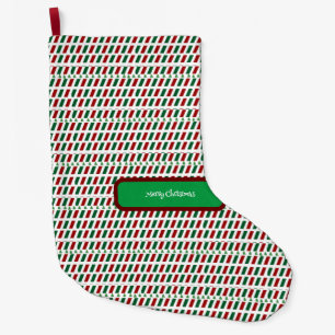 Merry Christmas Elegant & Modern Customise Large Christmas Stocking