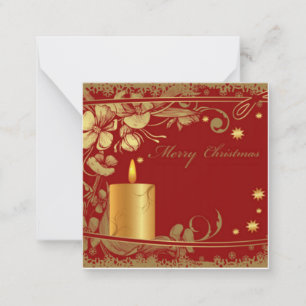 Merry Christmas elegant Note Card