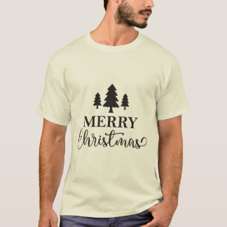 Merry Christmas - Elegant Tree T-Shirt