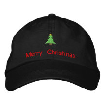 Merry Christmas Embroidered Hat