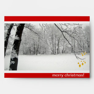 merry christmas envelope
