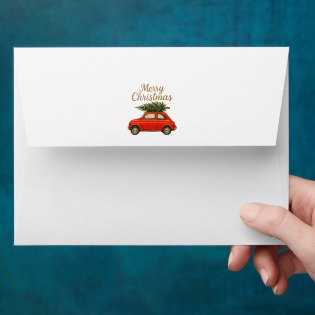 Merry Christmas Envelope. Envelope (Hand)