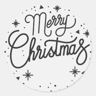 Merry Christmas Envelope Seal / Sticker