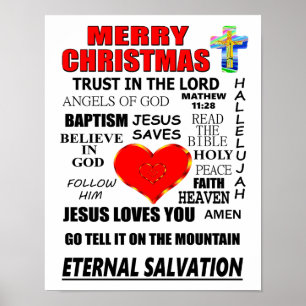 Merry Christmas Eternal Salvation Poster