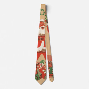 Merry Christmas Everybody! Vintage Santa Claus Tie