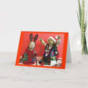 Merry Christmas, Everyone. Even zombies Holiday Card