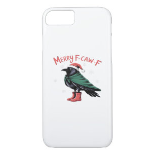 Merry Christmas F-Caw-F Classic Vintage Style iPhone 8/7 Case