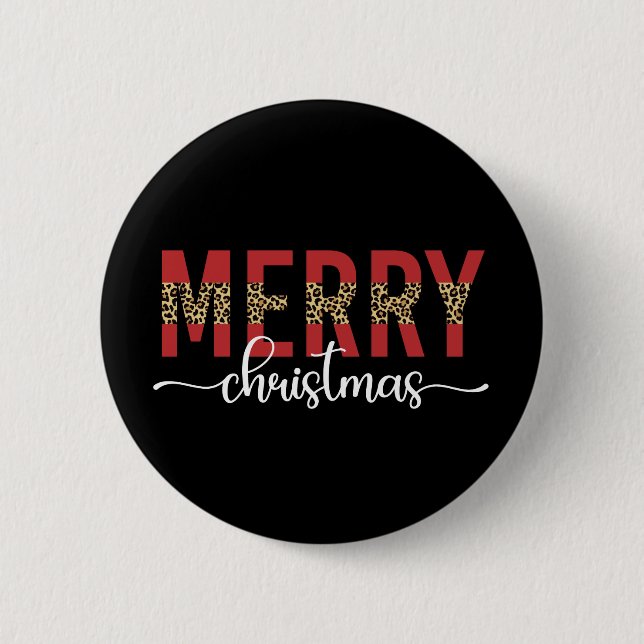 Merry Christmas Family Christmas Celebration Gifts 6 Cm Round Badge (Front)